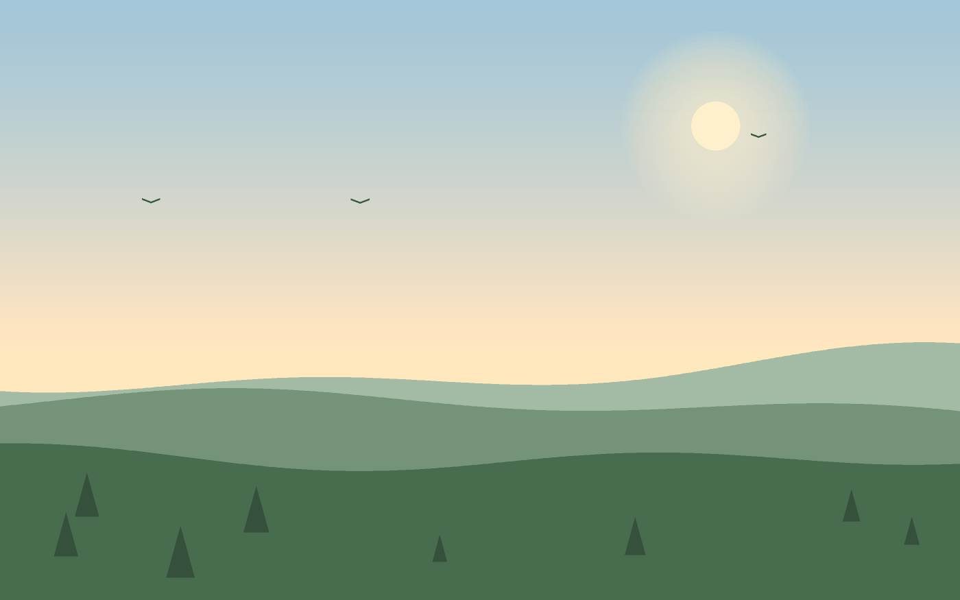 Landschaftsillustration