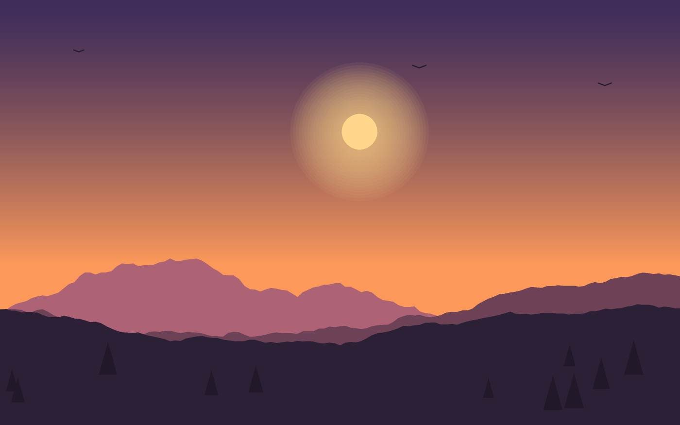 Landschaftsillustration