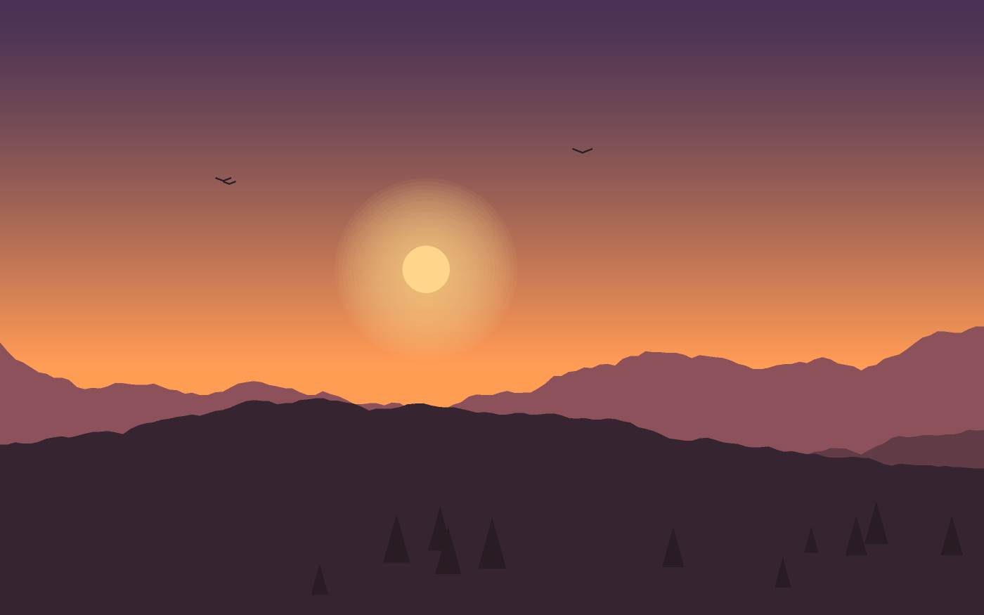 Landschaftsillustration