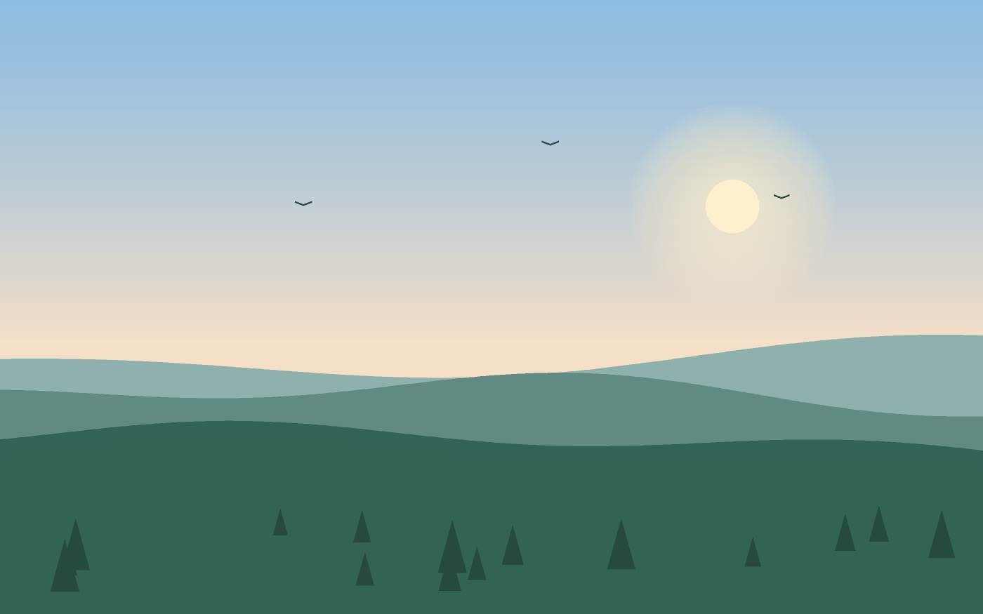 Landschapsillustratie