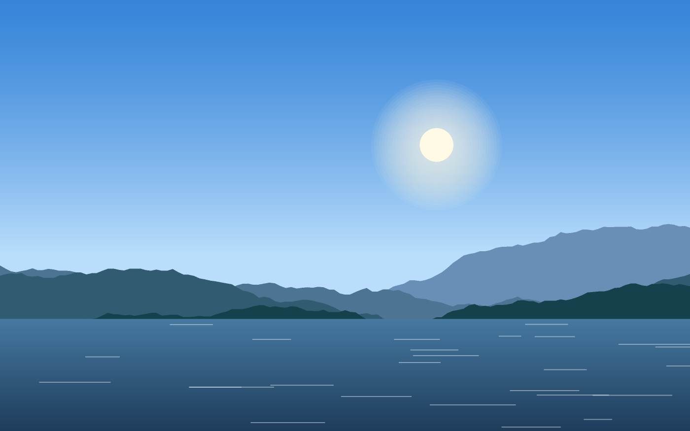 Landschapsillustratie
