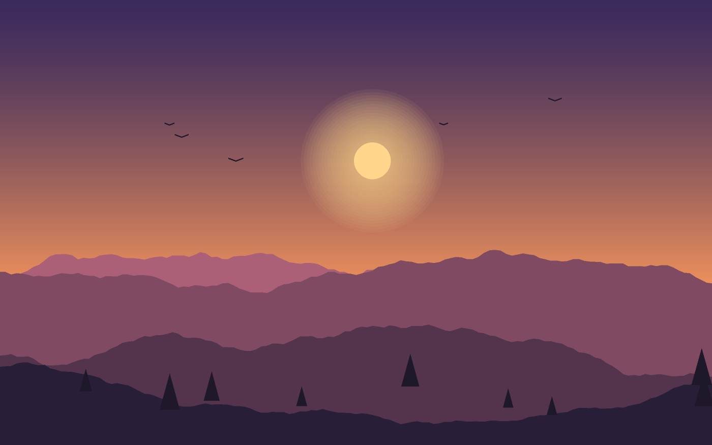 Landschapsillustratie