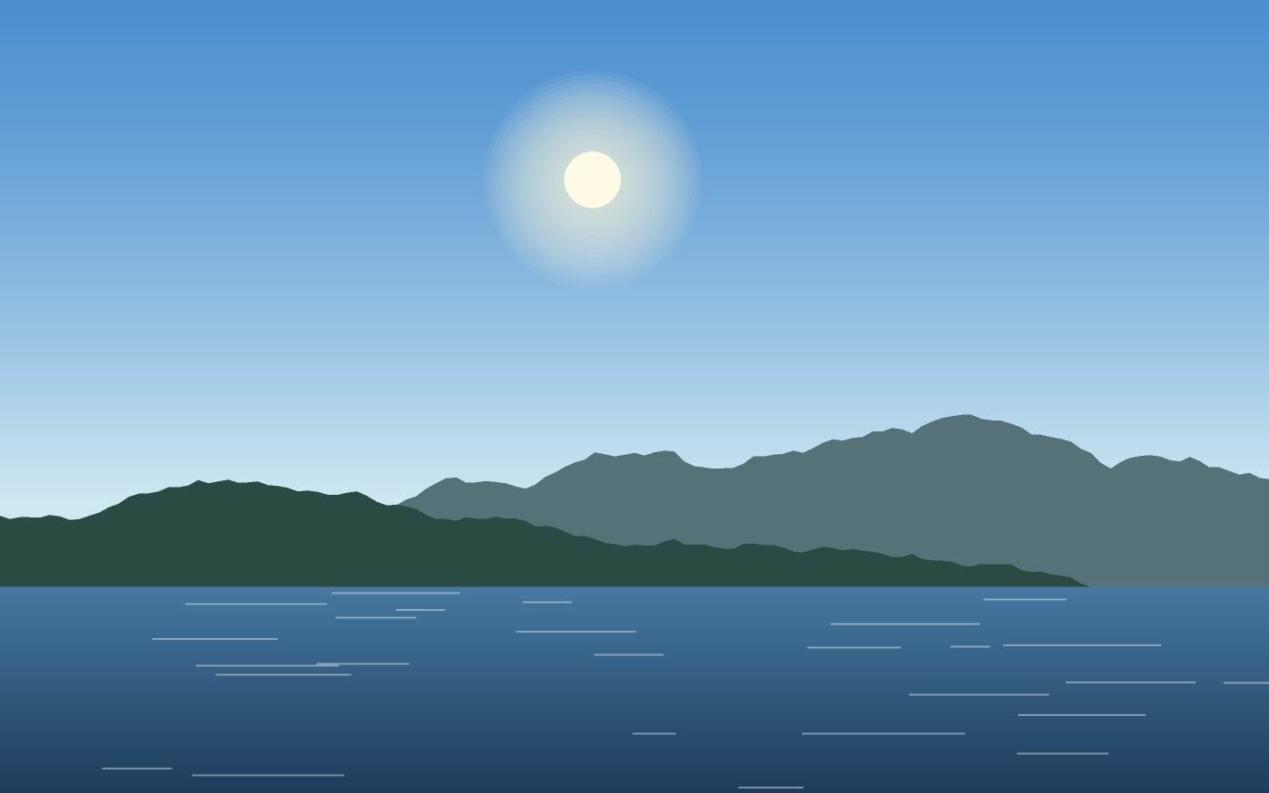 Landschapsillustratie