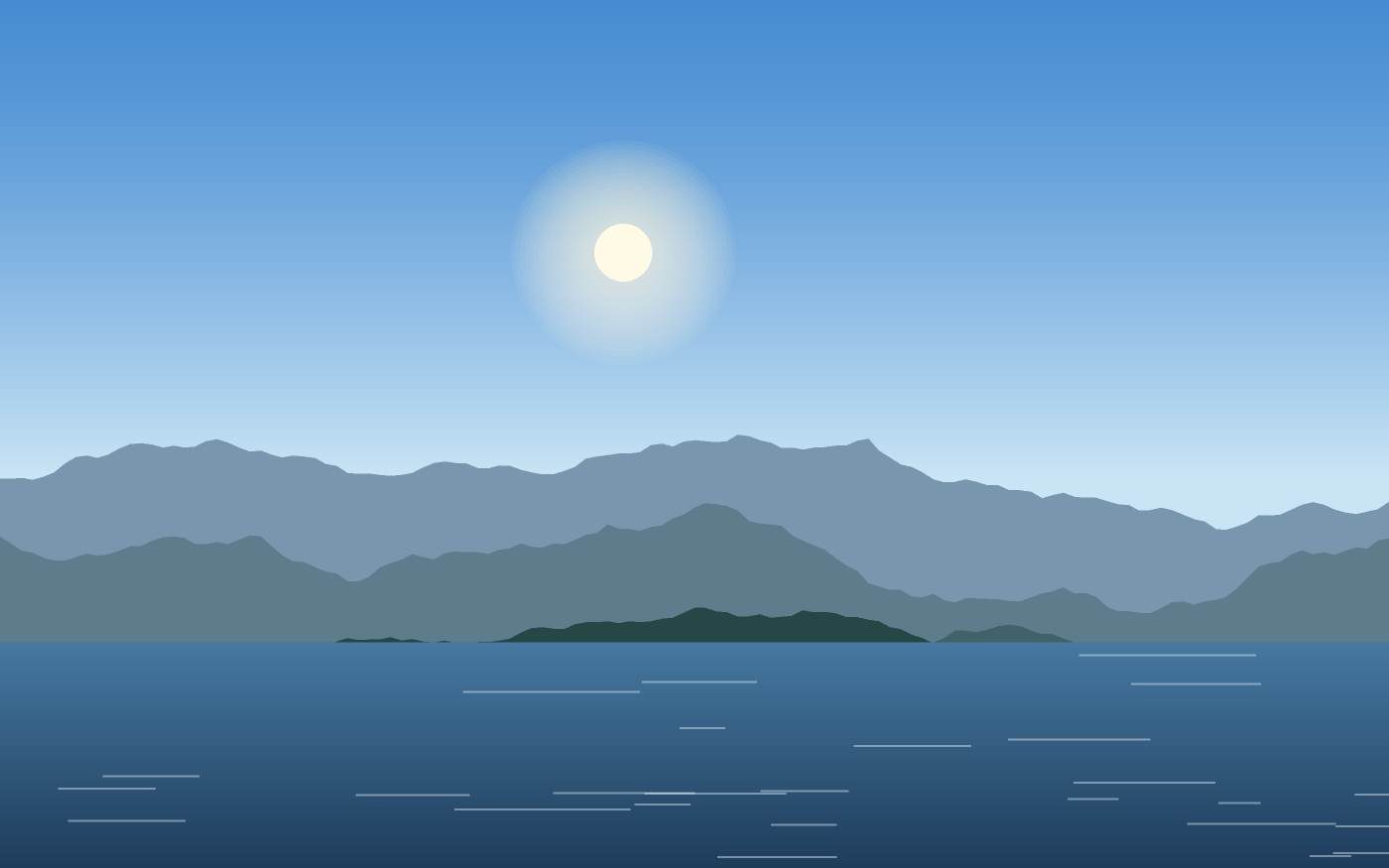 Landschaftsillustration