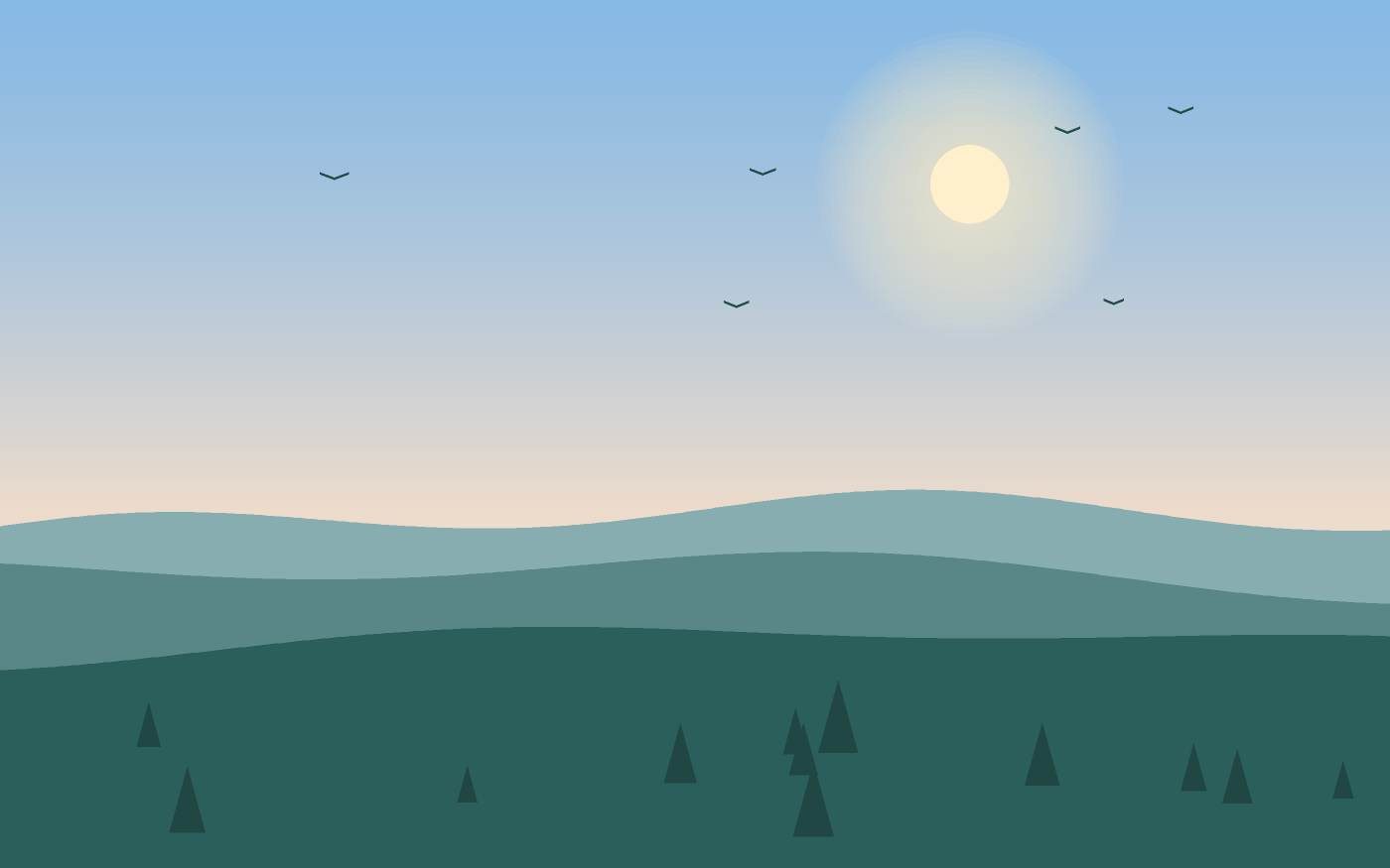 Landschaftsillustration