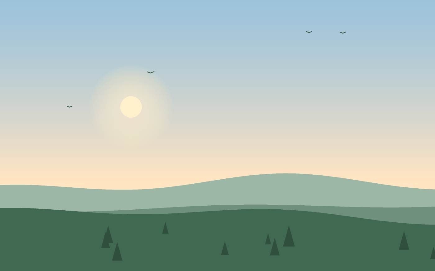 Ilustrace krajiny