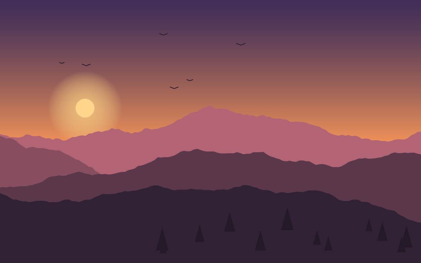 Landschaftsillustration