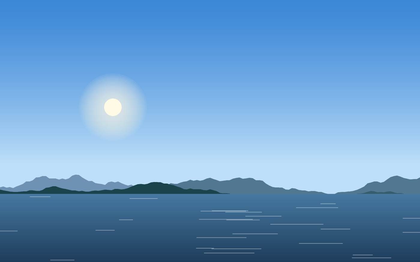 Landschaftsillustration
