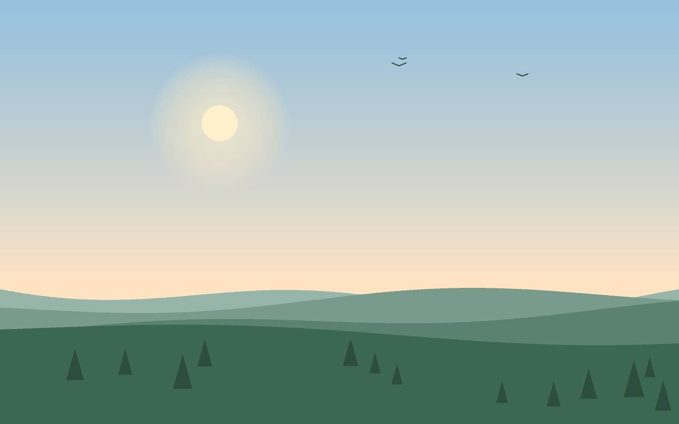 Landschaftsillustration