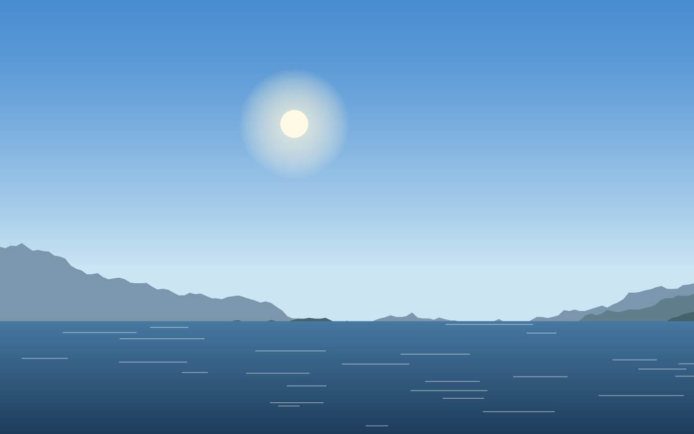 Ilustración de un paisaje