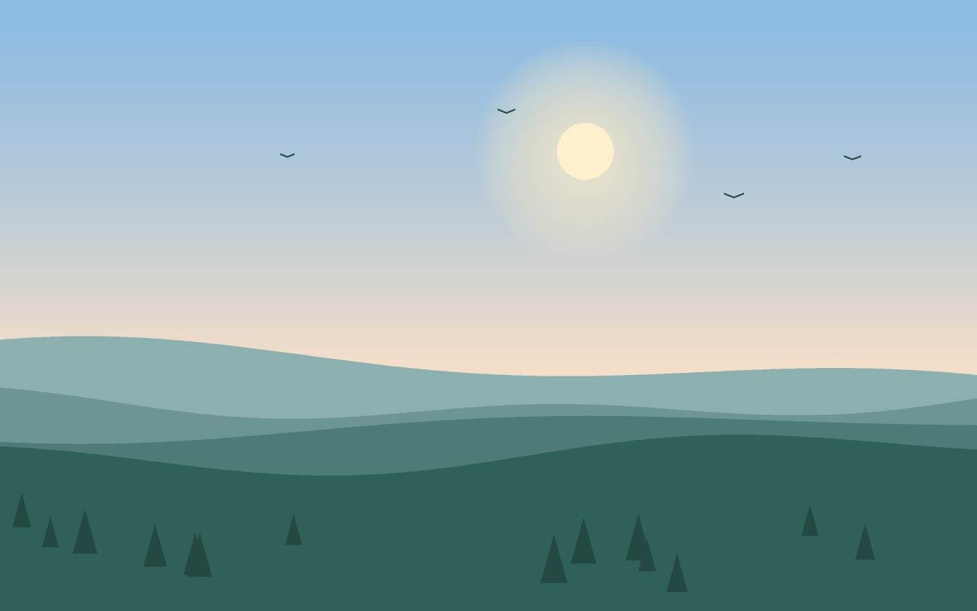 Landschapsillustratie