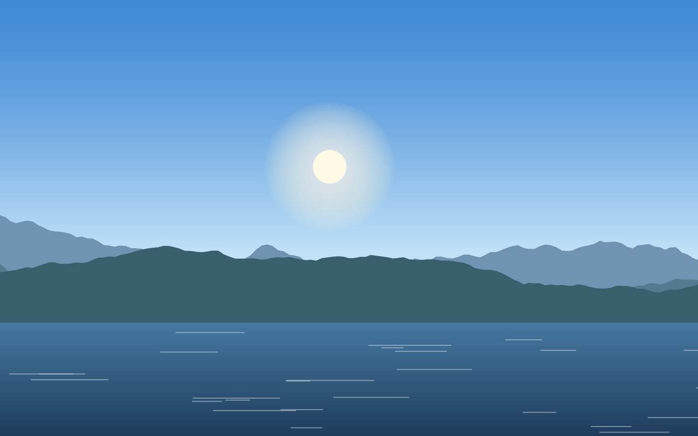 Landschapsillustratie