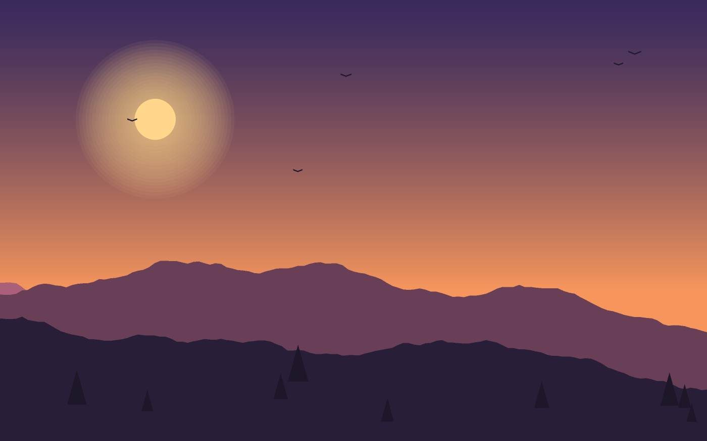 Ilustracja krajobrazu
