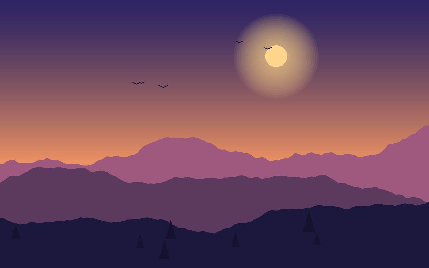 Landskapsillustration